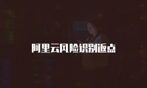 阿里云风险识别返点