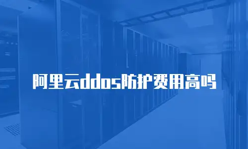 阿里云ddos防护费用高吗
