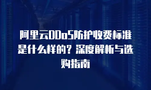 阿里云DDoS防护收费标准是什么样的？深度解析与选购指南
