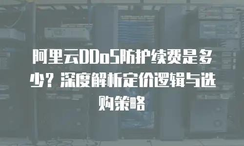 阿里云DDoS防护续费是多少？深度解析定价逻辑与选购策略  