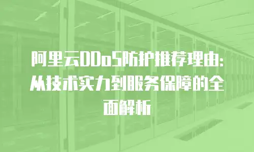 阿里云DDoS防护推荐理由：从技术实力到服务保障的全面解析