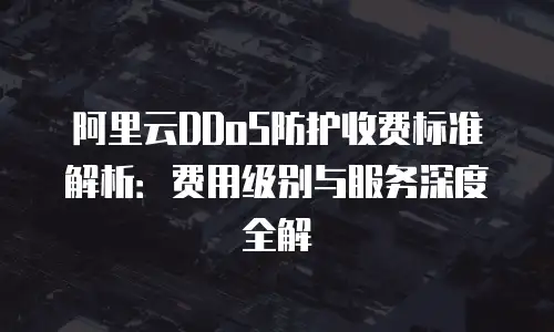 阿里云DDoS防护收费标准解析：费用级别与服务深度全解