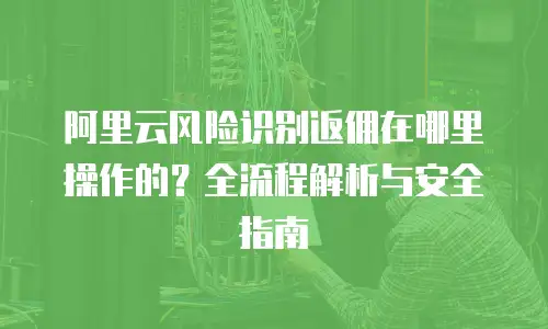 阿里云风险识别返佣在哪里操作的？全流程解析与安全指南