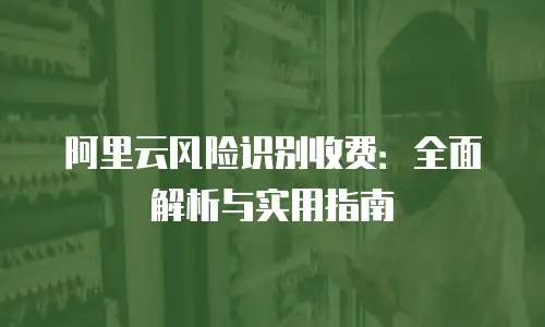 阿里云风险识别收费：全面解析与实用指南