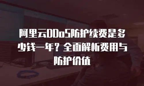 阿里云DDoS防护续费是多少钱一年？全面解析费用与防护价值