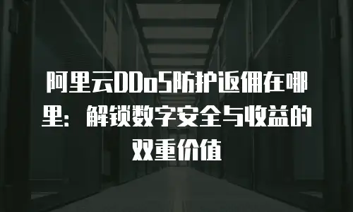 阿里云DDoS防护返佣在哪里：解锁数字安全与收益的双重价值