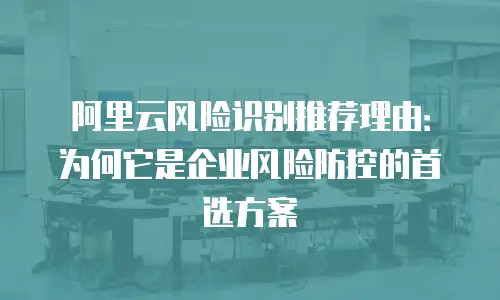 阿里云风险识别推荐理由：为何它是企业风险防控的首选方案