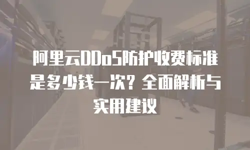 阿里云DDoS防护收费标准是多少钱一次？全面解析与实用建议