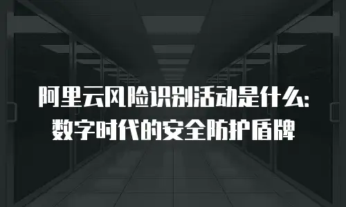 阿里云风险识别活动是什么：数字时代的安全防护盾牌