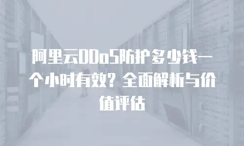 阿里云DDoS防护多少钱一个小时有效？全面解析与价值评估