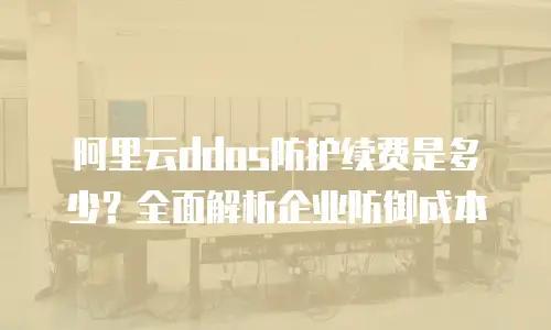 阿里云ddos防护续费是多少？全面解析企业防御成本