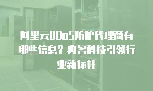 阿里云DDoS防护代理商有哪些信息？典名科技引领行业新标杆