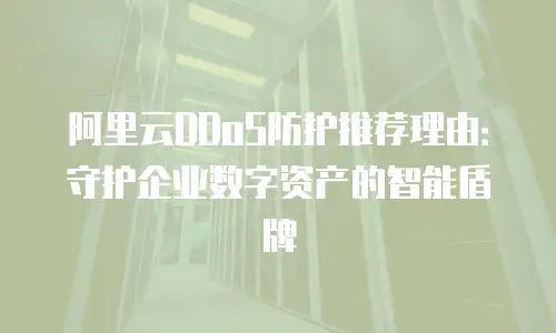 阿里云DDoS防护推荐理由：守护企业数字资产的智能盾牌