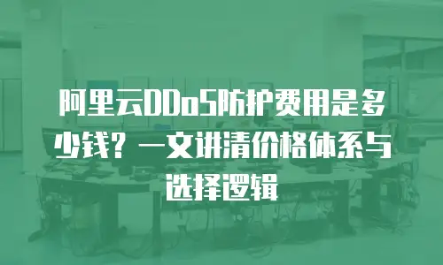 阿里云DDoS防护费用是多少钱？一文讲清价格体系与选择逻辑
