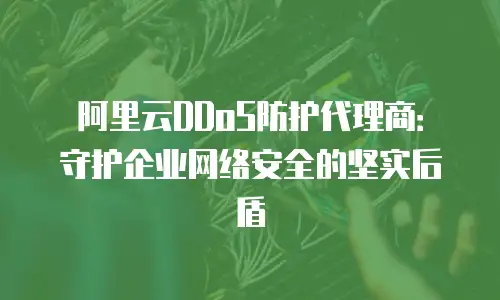 阿里云DDoS防护代理商：守护企业网络安全的坚实后盾
