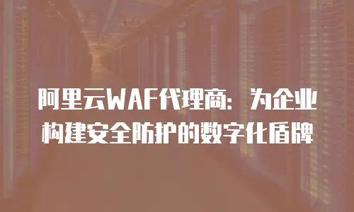 阿里云WAF代理商：为企业构建安全防护的数字化盾牌