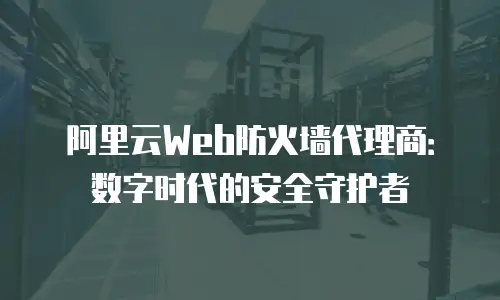 阿里云Web防火墙代理商：数字时代的安全守护者