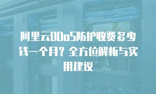 阿里云DDoS防护收费多少钱一个月？全方位解析与实用建议