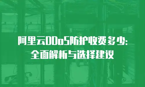 阿里云DDoS防护收费多少：全面解析与选择建议