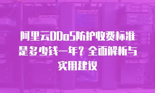 阿里云DDoS防护收费标准是多少钱一年？全面解析与实用建议