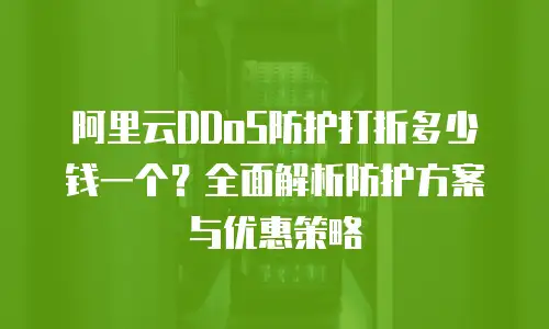阿里云DDoS防护打折多少钱一个？全面解析防护方案与优惠策略