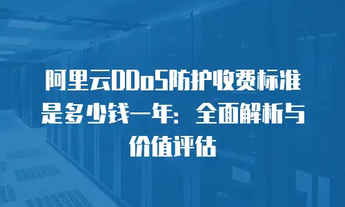 阿里云DDoS防护收费标准是多少钱一年：全面解析与价值评估