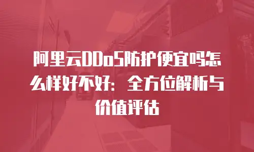 阿里云DDoS防护便宜吗怎么样好不好：全方位解析与价值评估
