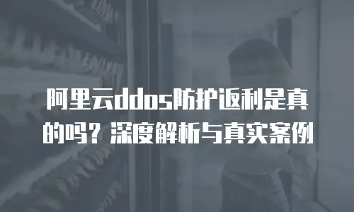 阿里云ddos防护返利是真的吗？深度解析与真实案例