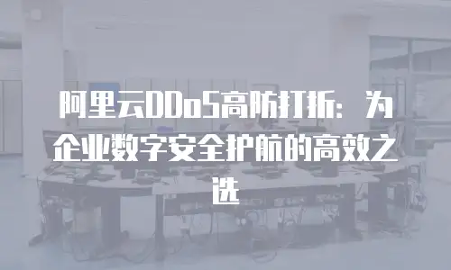 阿里云DDoS高防打折：为企业数字安全护航的高效之选