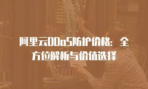阿里云DDoS防护价格：全方位解析与价值选择