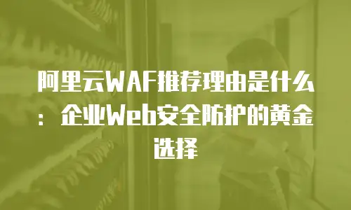 阿里云WAF推荐理由是什么：企业Web安全防护的黄金选择