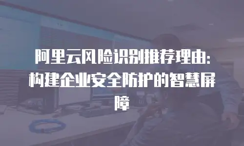 阿里云风险识别推荐理由：构建企业安全防护的智慧屏障