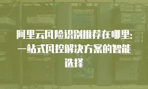 阿里云风险识别推荐在哪里：一站式风控解决方案的智能选择