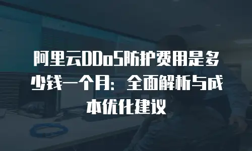 阿里云DDoS防护费用是多少钱一个月：全面解析与成本优化建议