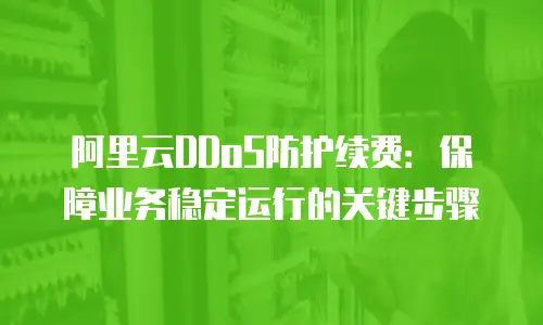 阿里云DDoS防护续费：保障业务稳定运行的关键步骤