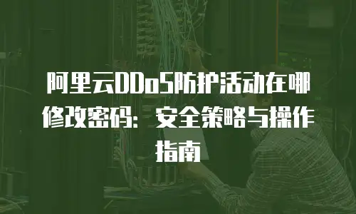 阿里云DDoS防护活动在哪修改密码：安全策略与操作指南