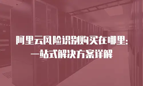 阿里云风险识别购买在哪里：一站式解决方案详解