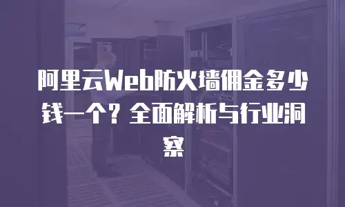 阿里云Web防火墙佣金多少钱一个？全面解析与行业洞察