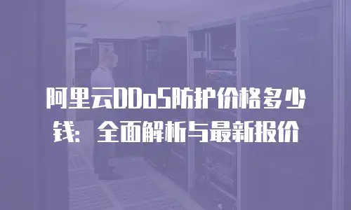 阿里云DDoS防护价格多少钱：全面解析与最新报价