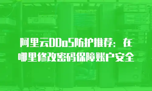 阿里云DDoS防护推荐：在哪里修改密码保障账户安全