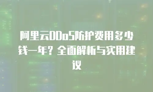 阿里云DDoS防护费用多少钱一年？全面解析与实用建议