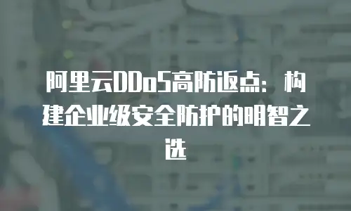 阿里云DDoS高防返点：构建企业级安全防护的明智之选