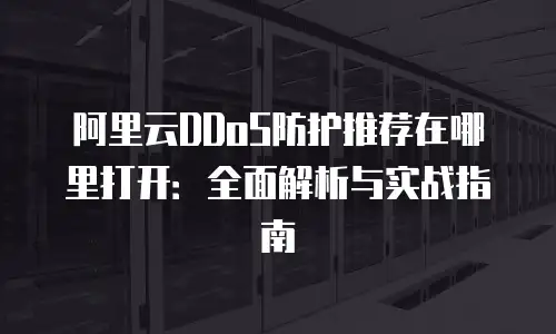 阿里云DDoS防护推荐在哪里打开：全面解析与实战指南