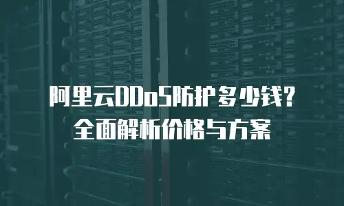 阿里云DDoS防护多少钱？全面解析价格与方案