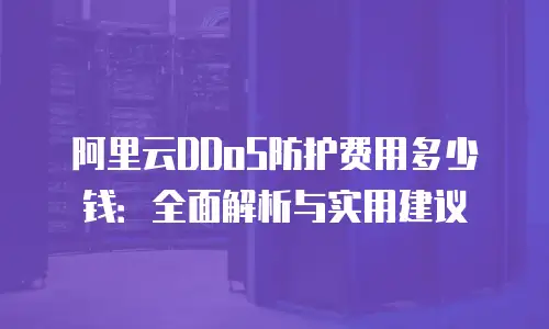 阿里云DDoS防护费用多少钱：全面解析与实用建议