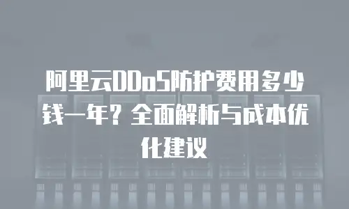 阿里云DDoS防护费用多少钱一年？全面解析与成本优化建议
