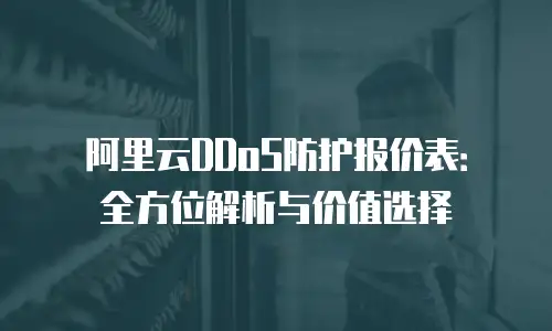 阿里云DDoS防护报价表：全方位解析与价值选择