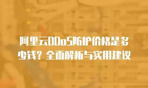 阿里云DDoS防护价格是多少钱？全面解析与实用建议