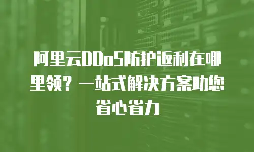 阿里云DDoS防护返利在哪里领？一站式解决方案助您省心省力