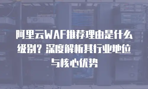 阿里云WAF推荐理由是什么级别？深度解析其行业地位与核心优势